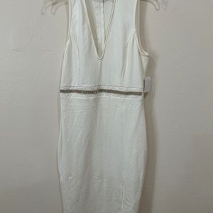 Charlotte Russe mini white dress size large